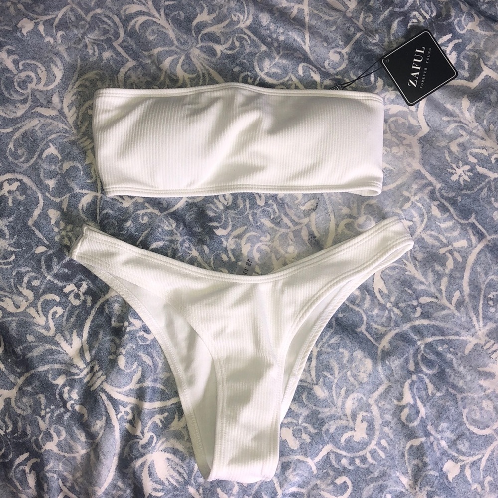 Zaful white bikini
